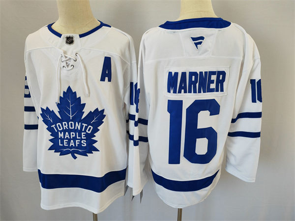 Mens Toronto Maple Leafs #16 Mitchell Marner Fanatics Away White Player Jersey Mens Toronto Maple Leafs #16 Mitchell Marner Fanatics Away White Player Jersey